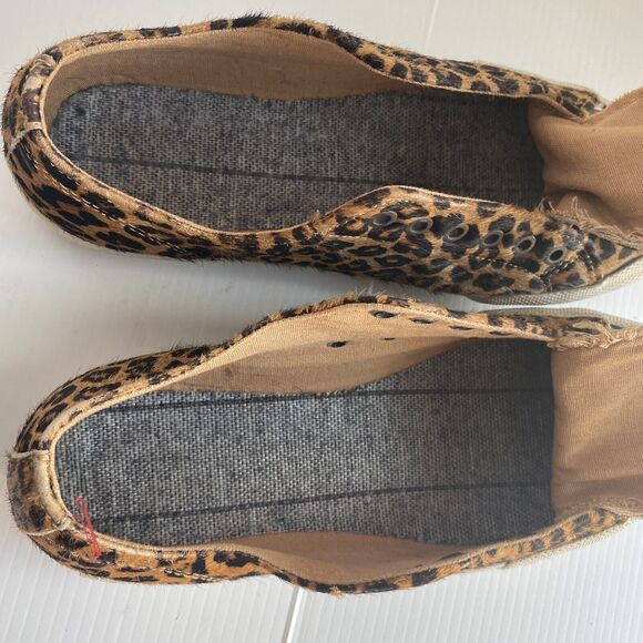 Sea Vees Montere Women' Sneaker Leopard Print  Shoes  Slip On Flats Low Top Sz 8 - Picture 4 of 8